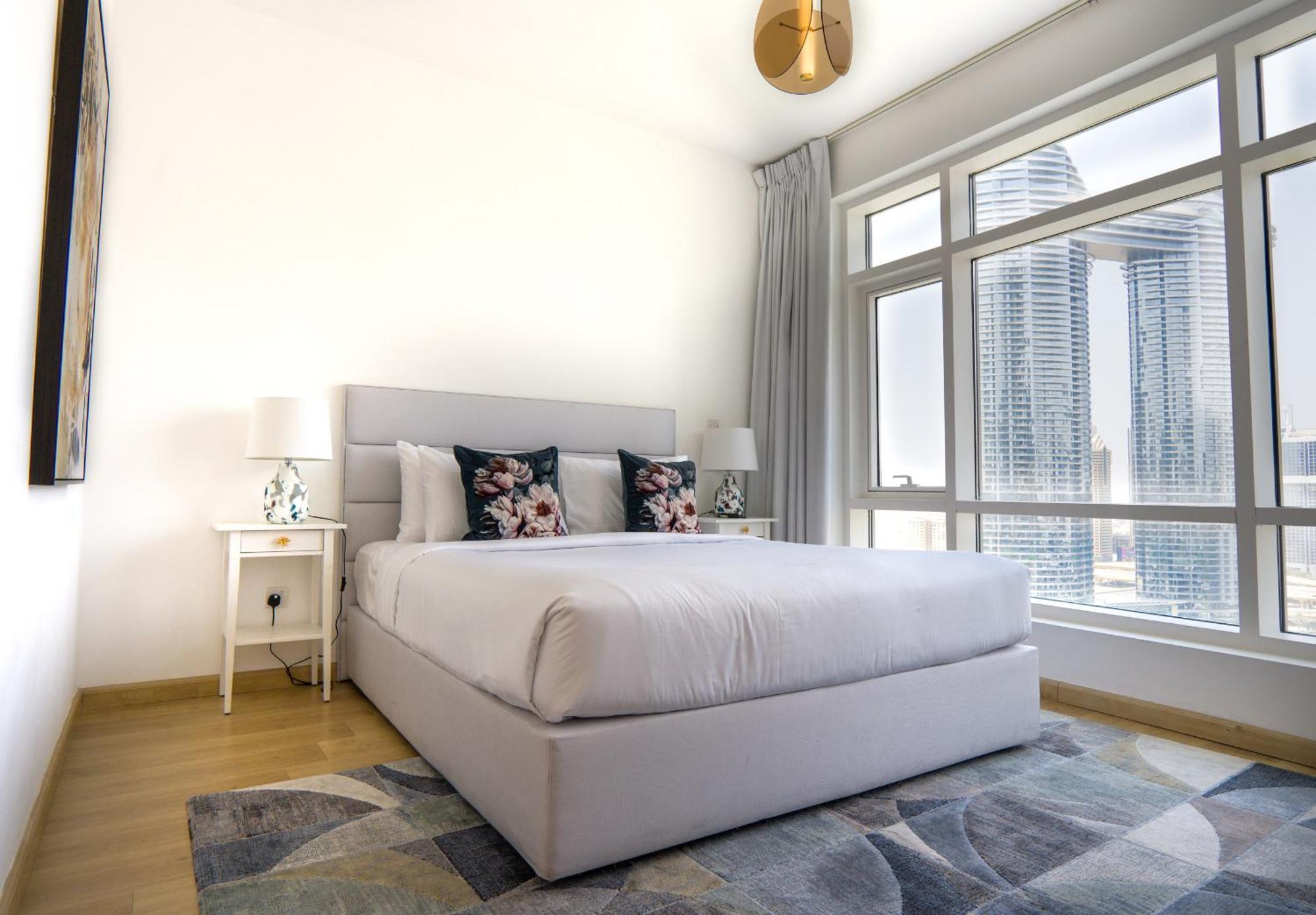 Easygo - Comfy 2Bdr In Loft Tower Downtown Apartman Dubaj Kültér fotó